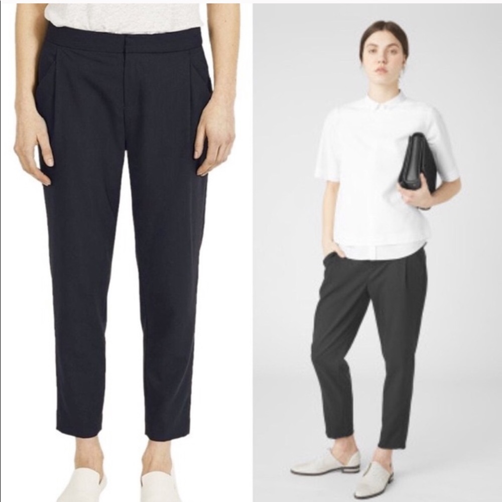Everlane slouchy wool trousers
